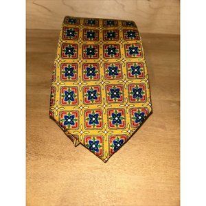 Cape Cod Neckwear Men's 55”x3" Vibrant Multi Color Silk Tie